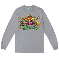 Heather Grey nacho bitchacho Long Sleeve Tee - LillyAllenDesigns
