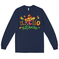 Navy nacho bitchacho Long Sleeve Tee - LillyAllenDesigns