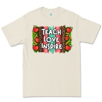 Bone teach love inspire brushstroke with  and pen leopard Premium Tee - Artiststas