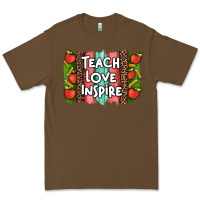 Cacao teach love inspire brushstroke with  and pen leopard Premium Tee - Artiststas