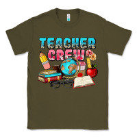 Army Green teacher crew Classic Tee - NancyCooperArtShop