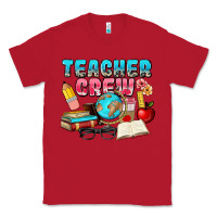 Red teacher crew Classic Tee - NancyCooperArtShop
