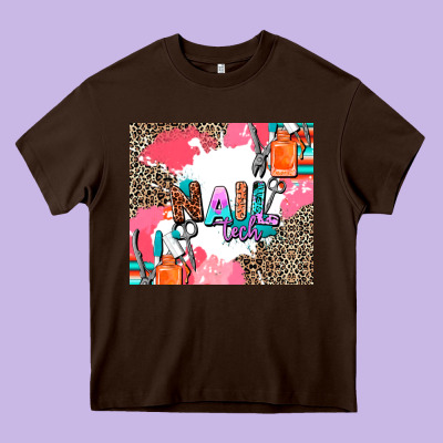Nail Tech Heavy Core Tee Designed By Adodesignshop