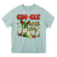 Arona gin`gle all the way with bottle and cocktails Heavy Core Tee - AdoDesignShop