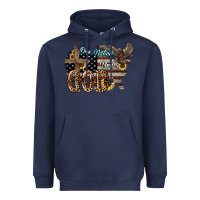 Navy One nation under god 4th of july Heavyweight Hoodie - HowdyJamesFarm