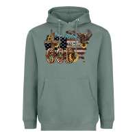 Sage One nation under god 4th of july Heavyweight Hoodie - HowdyJamesFarm