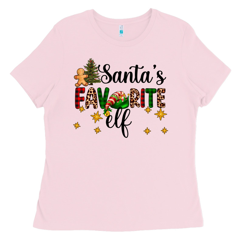Santa's Favorite Elf Ladies Tee by AdoDesignShop | Teevron