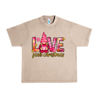 French Oak love pink christmas gnome Urban Heavy Tee - NancyCooperArtShop