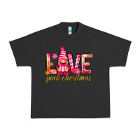 Pigment Black love pink christmas gnome Urban Heavy Tee - NancyCooperArtShop