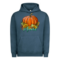 Pigment Midnight Navy pumpkin mama Urban Hoodie - BundleAndBundleShop