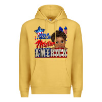 Antique Gold little mister america black boy Premium Hoodie - CowGirlArtShop