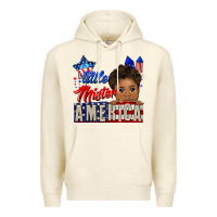 Little Mister America Black Boy Premium Hoodie | Teevron