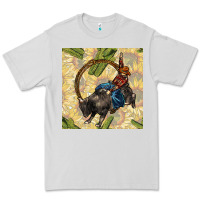 Dove Grey rodeo seamless pattern Premium Tee - BundleAndBundleShop