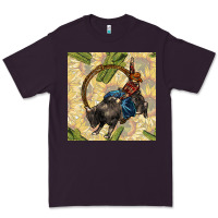 Plum rodeo seamless pattern Premium Tee - BundleAndBundleShop