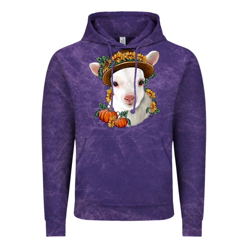 Cute Baby Lamb Thanksgiving Nancy Vintage Hoodie by NancyCooperArtShop | Teevron