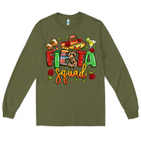 Army Green fiesta squad Long Sleeve Tee - LillyAllenDesigns