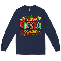 Navy fiesta squad Long Sleeve Tee - LillyAllenDesigns