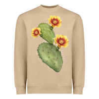 Mushroom Opuntia Phaeacantha Cactus Heavyweight Sweatshirt - LillyAllenDesigns