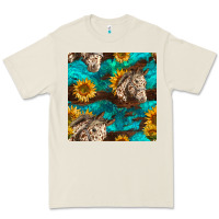 Bone appaloosa horses and sunflowers seamless pattern Premium Tee - BundleAndBundleShop