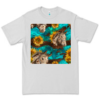 Dove Grey appaloosa horses and sunflowers seamless pattern Premium Tee - BundleAndBundleShop