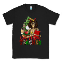 Black very merry teacher skeleton Classic Tee - NancyCooperArtShop