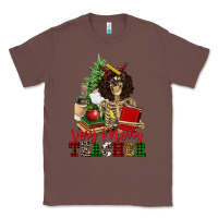 Chestnut very merry teacher skeleton Classic Tee - NancyCooperArtShop