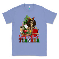 Colony Blue very merry teacher skeleton Classic Tee - NancyCooperArtShop