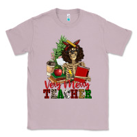 Lilac very merry teacher skeleton Classic Tee - NancyCooperArtShop