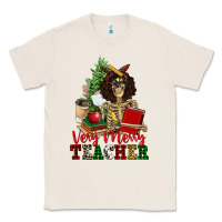Natural very merry teacher skeleton Classic Tee - NancyCooperArtShop