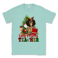 Seafoam very merry teacher skeleton Classic Tee - NancyCooperArtShop