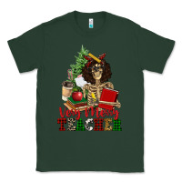 Sports Green very merry teacher skeleton Classic Tee - NancyCooperArtShop