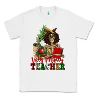 White very merry teacher skeleton Classic Tee - NancyCooperArtShop