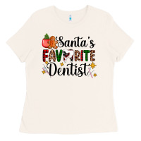 Bone santa's favorite dentist Ladies Tee - AdoDesignShop