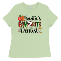 Matcha santa's favorite dentist Ladies Tee - AdoDesignShop