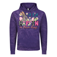 Cloud Purple A lot can happen in three days Vintage Hoodie - NancyCooperArtShop
