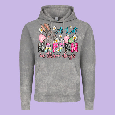 A Lot Can Happen In Three Days Vintage Hoodie Designed By Nancycooperartshop