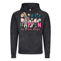 Vintage Black A lot can happen in three days Vintage Hoodie - NancyCooperArtShop