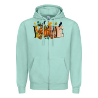 Seafoam Fall love Zipper Hoodie - NancyCooperArtShop