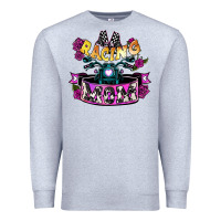 Heather Grey Racing mom Mother's Day Premium Sweatshirt - HowdyJamesFarm