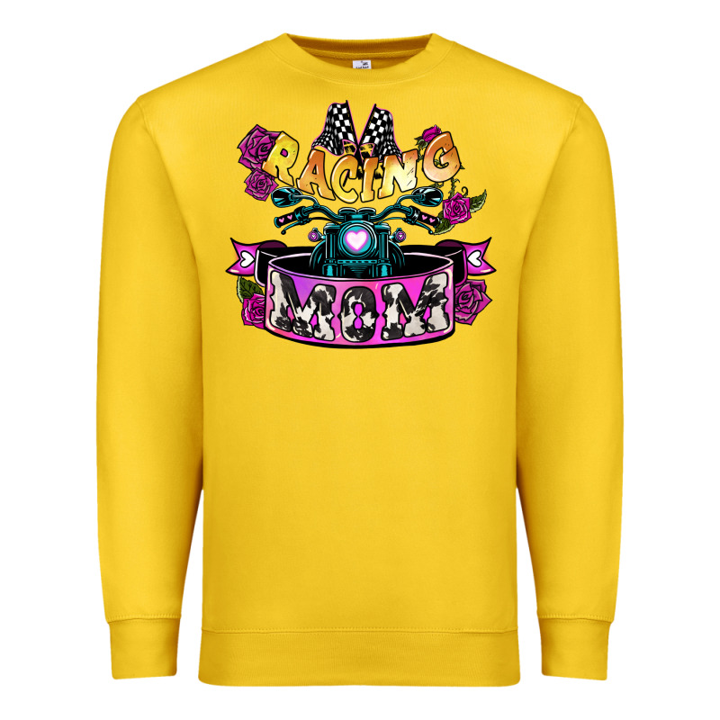 Racing Mom Mother's Day Premium Sweatshirt by HowdyJamesFarm | Teevron