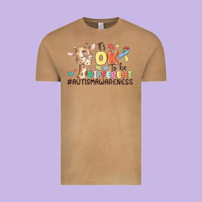 Its Ok To Be Different Vintage Tee Designed By Maliassmallbusiness