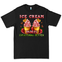 Black ice cream makes everything better Premium Tee - AdoDesignShop