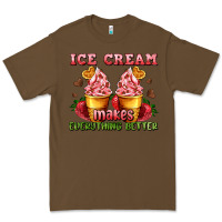 Cacao ice cream makes everything better Premium Tee - AdoDesignShop