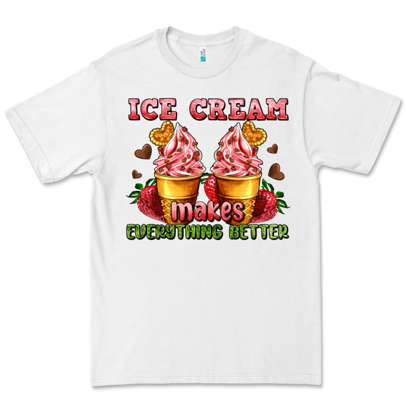 Ice Cream Makes Everything Better Premium Tee by AdoDesignShop | Teevron
