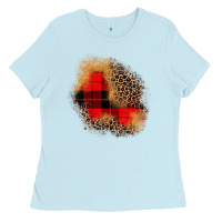 Baby Blue christmas patch Ladies Tee - JahusDesignShop