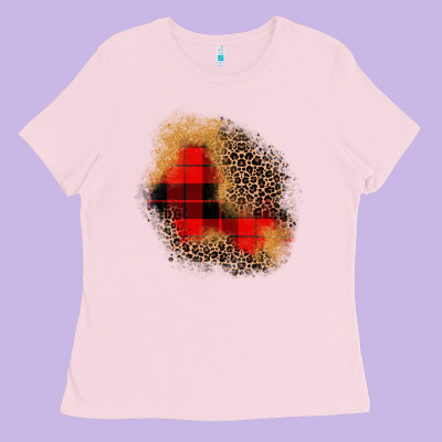 Christmas Patch Ladies Tee Designed By Jahusdesignshop