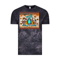 Cloud Black with god all things are possible matthew 19 26 Vintage Tee - JahusDesignShop