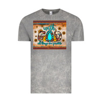 Cloud Rock with god all things are possible matthew 19 26 Vintage Tee - JahusDesignShop