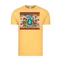 Vintage Mustard with god all things are possible matthew 19 26 Vintage Tee - JahusDesignShop
