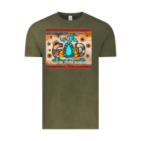 Vintage Olive with god all things are possible matthew 19 26 Vintage Tee - JahusDesignShop
